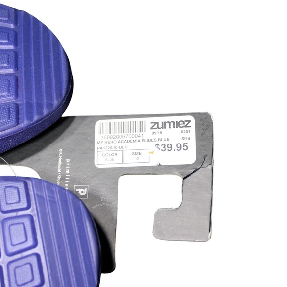 My Hero Academia Slide Sandals White/Navy - Picture 3 of 5